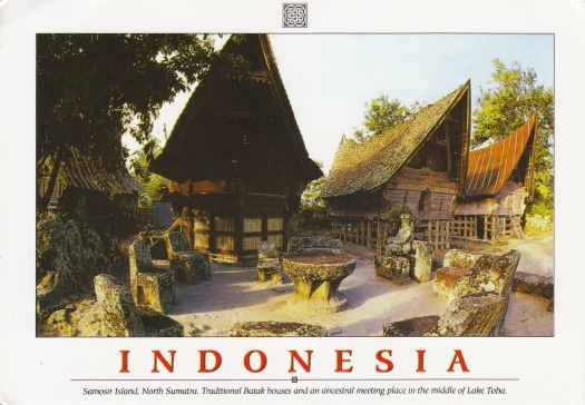 Traditional Batak houses, Samosir Island, Indonesia