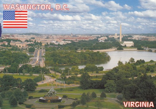 View from Arlington, Virginia